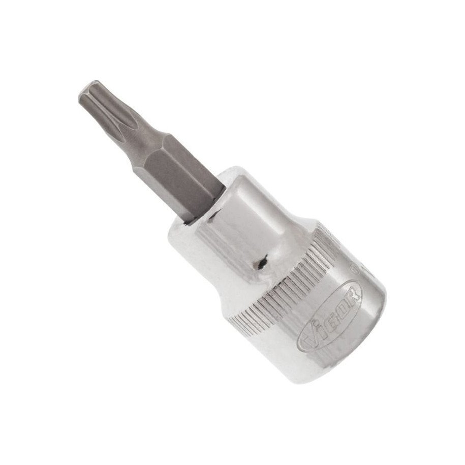 VIGOR 3/8" T25, muciņa ar uzgali, TORX, garums 49 mm
