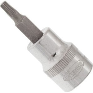 VIGOR 3/8" T20, muciņa ar uzgali, TORX, garums 49 mm
