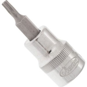 VIGOR 3/8" T15, muciņa ar uzgali, TORX, garums 49 mm