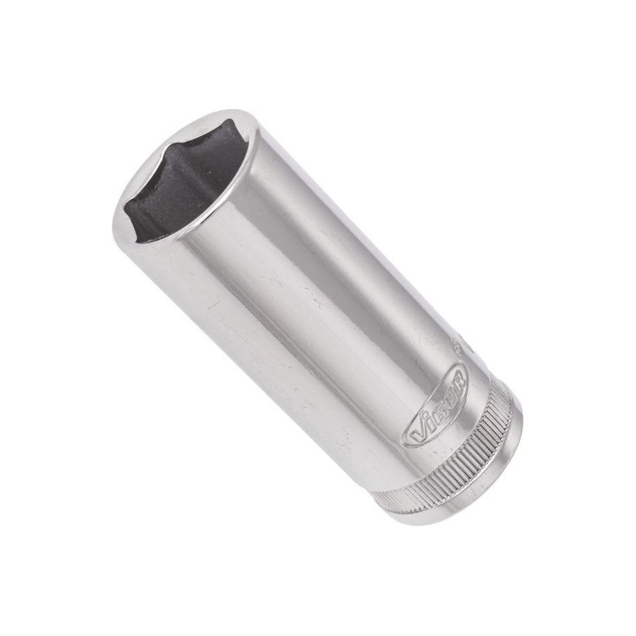 VIGOR 3/8" 19mm, 6-kanšu muciņa, garums 63 mm