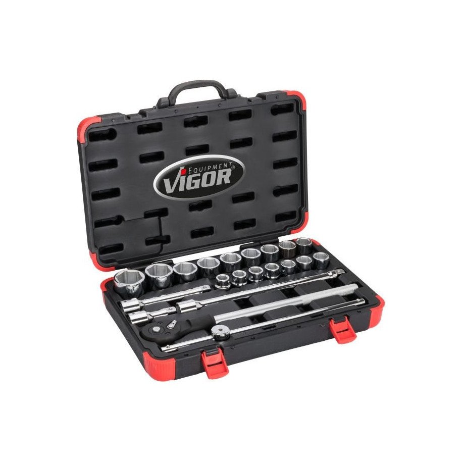 VIGOR 3/4", muciņu kompl. 21gab.