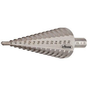 VIGOR Pakāpju urbis HSS 4-30 mm