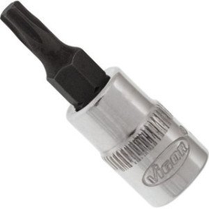 VIGOR 1/4" T20, muciņa ar uzgali, TORX, garums 38 mm