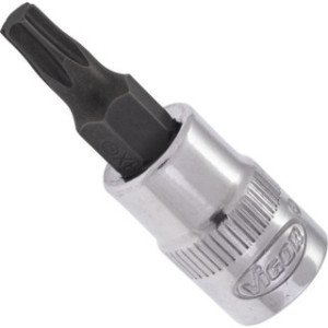 VIGOR 1/4" T25, muciņa ar uzgali, TORX, garums 38 mm