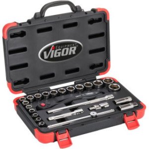VIGOR 1/2", muciņu kompl. 25gab.