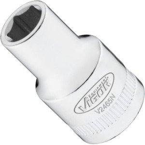 VIGOR 1/2" 10mm, 6-kanšu muciņa, garums 38 mm