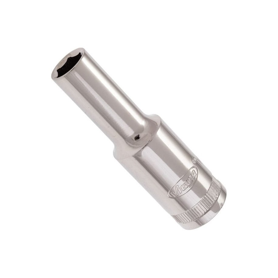 VIGOR 1/2" 10mm, 6-kanšu muciņa, garums 77 mm