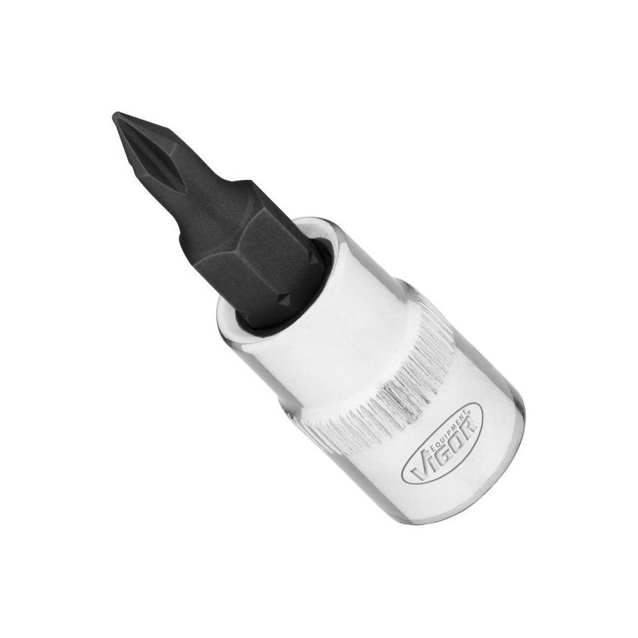 VIGOR 1/4" PH0, muciņa ar uzgali, PH, garums 38 mm