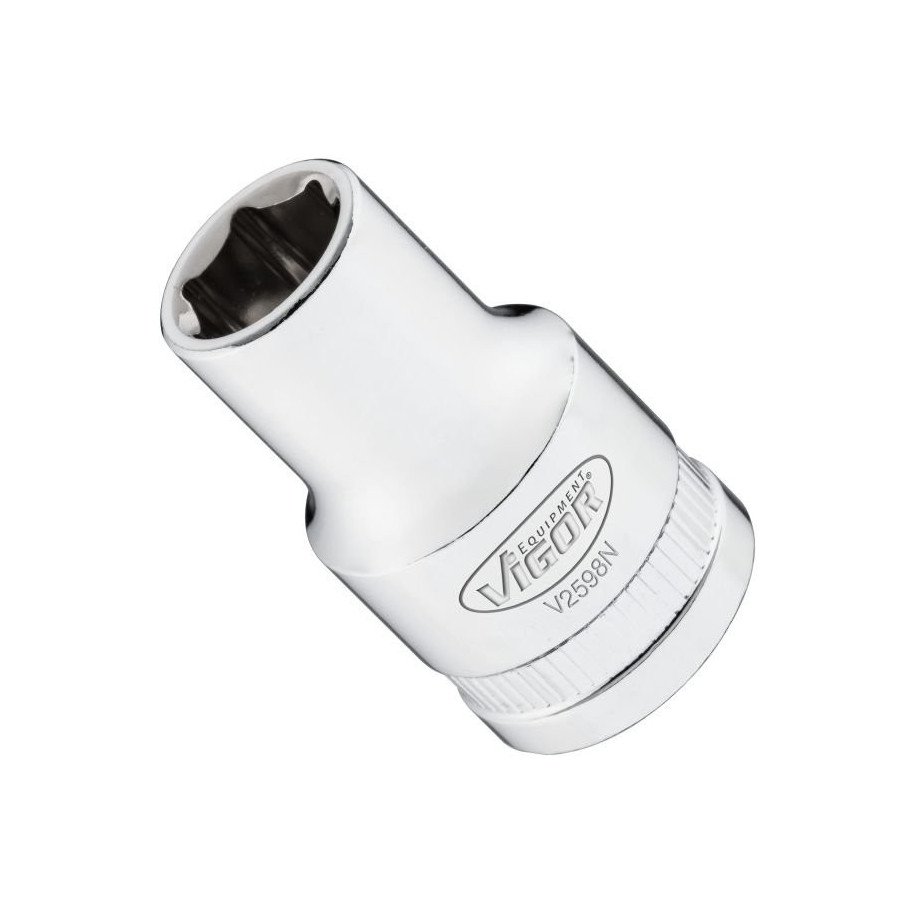 VIGOR 1/2" 11mm, 6-kanšu muciņa, garums 38 mm