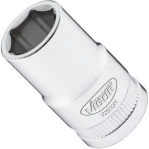 VIGOR 1/2" 14mm, 6-kanšu muciņa, garums 38 mm
