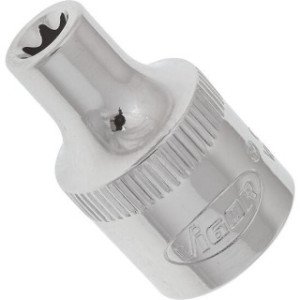 VIGOR 3/8" E6 muciņa, TORX-E, garums 28mm