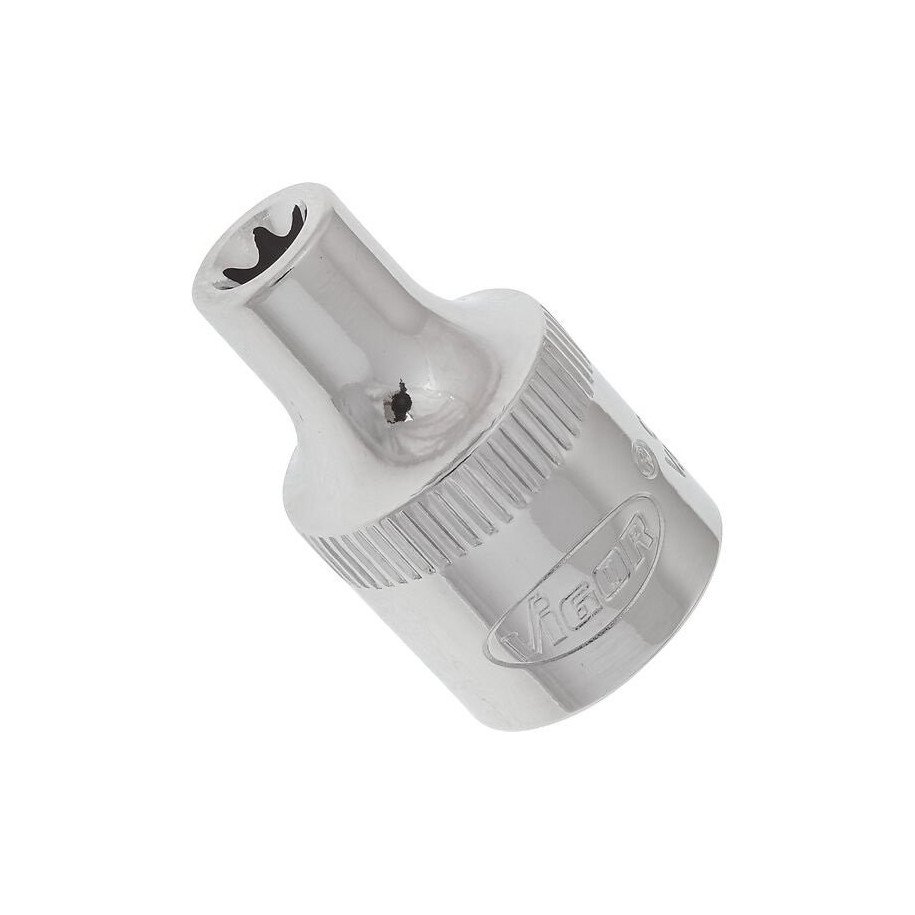 VIGOR 3/8" E6 muciņa, TORX-E, garums 28mm