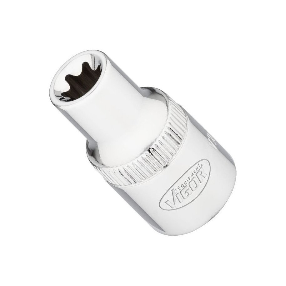 VIGOR 1/2" E12 muciņa, TORX-E, garums 38mm