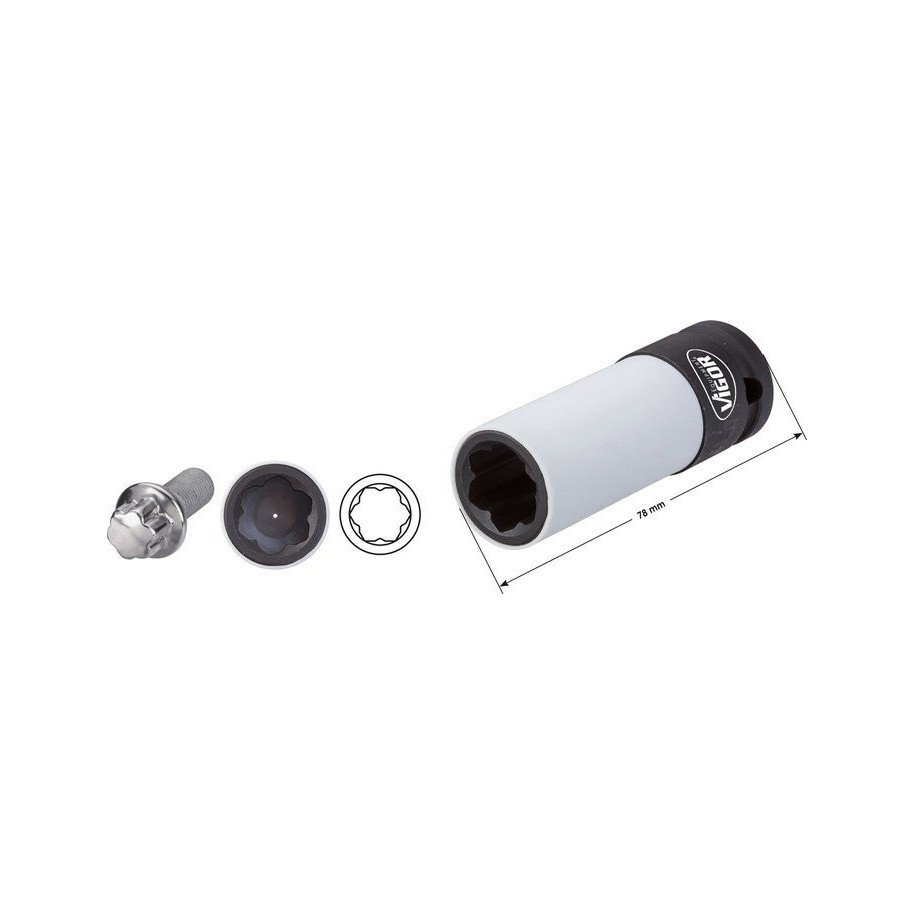 VIGOR 17mm speciālā muciņa riteņu skrūvēm, Mercedes-Benz
