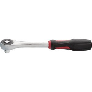 VIGOR 1/2" pārslēdzama sprūdatslēga ar grozāmu rokturi, 72 zobi, garums 288mm