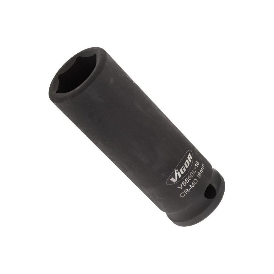 VIGOR 1/2" 18mm Triecienmuciņa, 6 kantis, garums 82mm