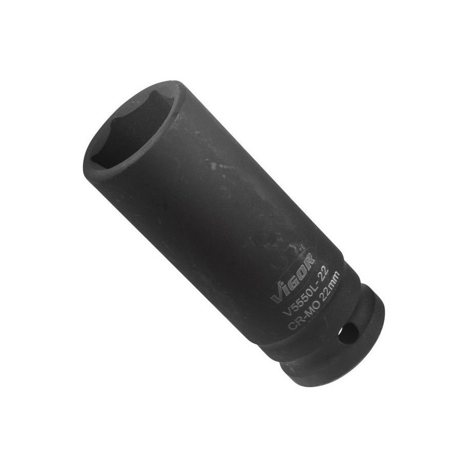 VIGOR 1/2" 22mm Triecienmuciņa, 6 kantis, garums 82mm