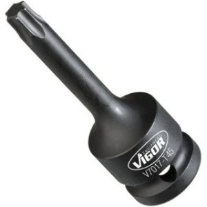 VIGOR 1/2" T45 TORX triecienizturīgs uzgalis, garums 78mm