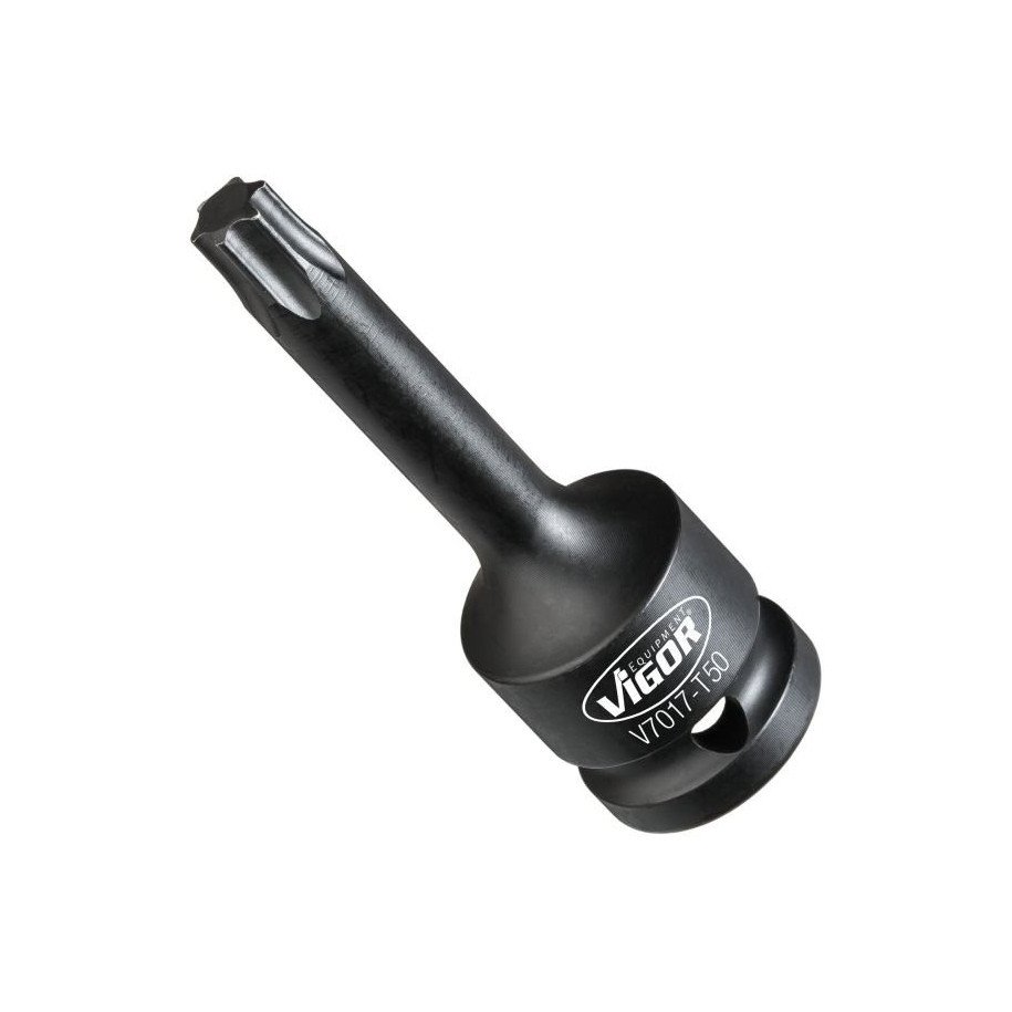 VIGOR 1/2" T50 TORX triecienizturīgs uzgalis, garums 78mm