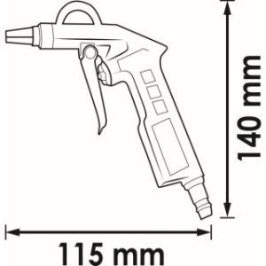 VIGOR Gaisa pistole, 6 bar
