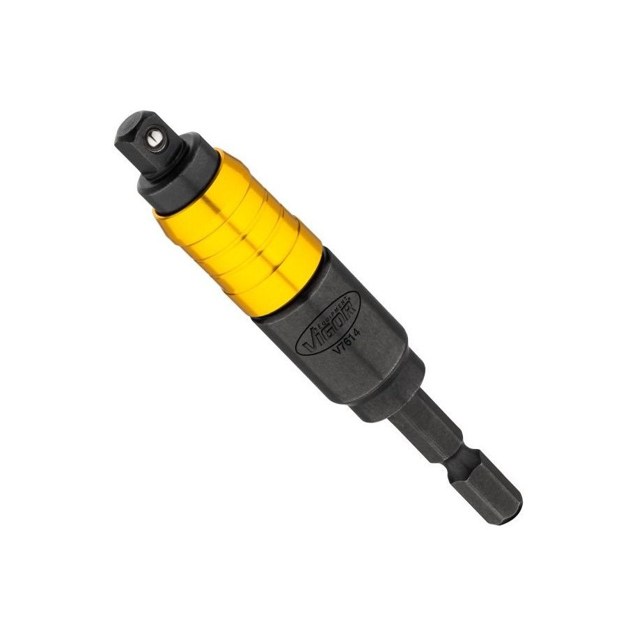 VIGOR 1/4" Triecienizturīgs uzgaļu adapteris ar šarnīru, garums 90mm