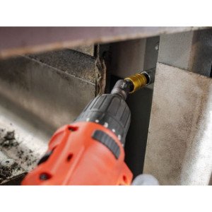 VIGOR 1/4" Triecienizturīgs uzgaļu adapteris ar šarnīru, garums 90mm