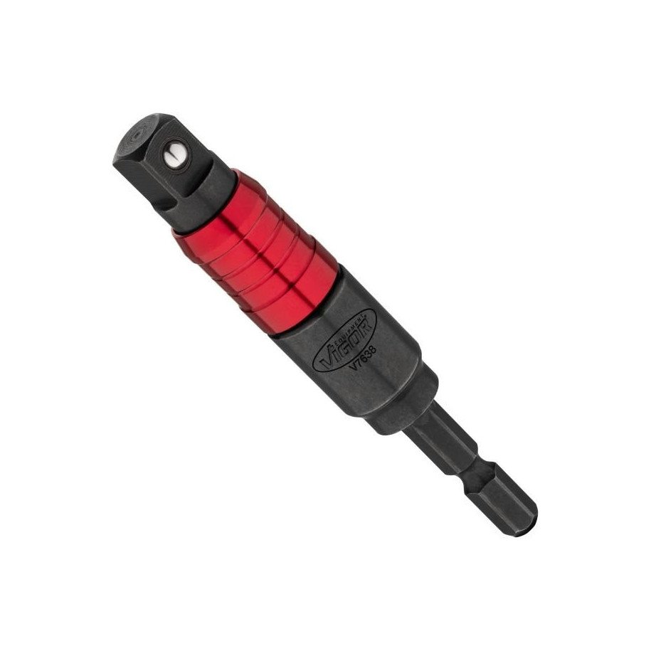 VIGOR 3/8" Triecienizturīgs uzgaļu adapteris ar šarnīru, garums 92mm