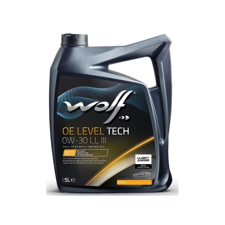 WOLF OE LEVEL TECH 0W30 LL III 5L